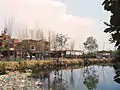 Las Piñas Fish Port; Northwest view of Las Piñas Salt Beds