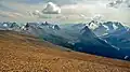 View looking south from Tangle Ridge