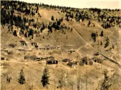 View of Baldy Town, New Mexico