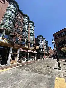 View of buildings on Garden Court Street