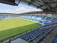 View on eastern stand of the stadium