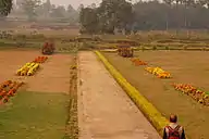 Gardens around the main stupa