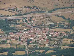 Aerial view of Santo Tomé del Puerto