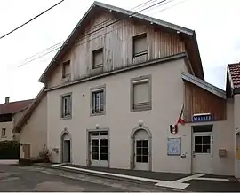 The town hall in Villers-sous-Montrond