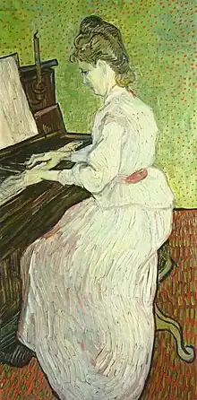 Marguerite Gachet at the Piano1890Kunstmuseum Basel, Basel, Switzerland (F772)