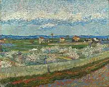 Vincent van Gogh, Peach Trees in Blossom, April, 1889