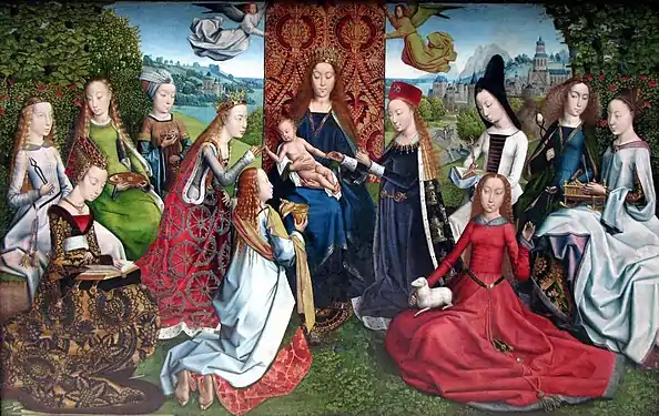 Master of the Legend of Saint Lucy, late 15th century Master of the Virgo inter Virgines