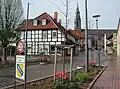 The high street (Hauptstraße) in Visbek