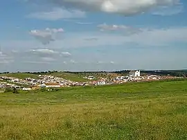 A view of the main village of Santo Aleixo