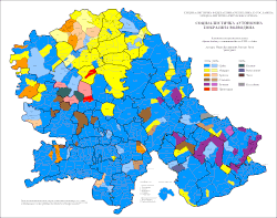 Ethnic structure of Vojvodina by settlements 1981.