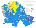 Ethnic structure of Vojvodina by settlements 1991.