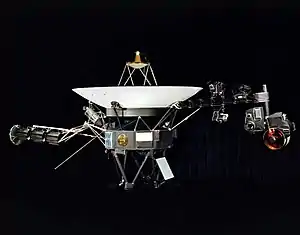 Image 60Voyager 1 is the first artificial object to reach the interstellar medium. (from Interstellar medium)