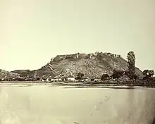 Rozafa castle in 1863