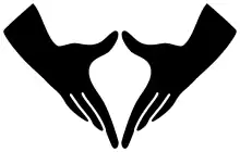 Vulva hand sign used as a yogic mudra