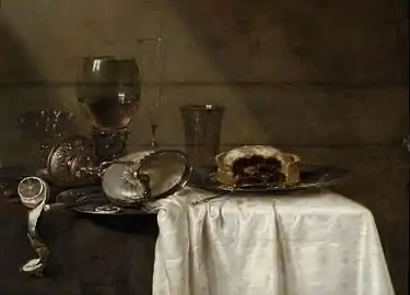 Willem Claesz. Heda,The Blackcurrant Pie (1641)