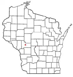 Location of Brockway, Wisconsin