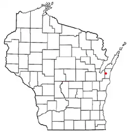 Location of Montpelier, Wisconsin