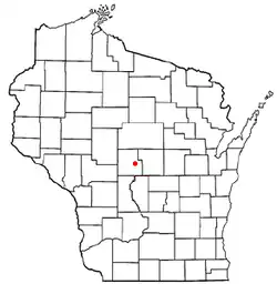 Location of the Town of Sigel, Wood County, Wisconsin