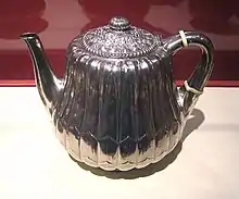 Silver tea pot