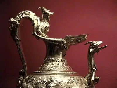 Top of the silver-gilt Aspremont-Lynden ewer, WB.89, Antwerp, mid-16th-century