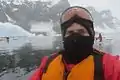 Kayaker in Waddington Bay