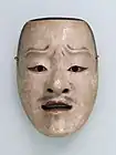 Noh mask of the wakaotoko type. 16th or 17th century.