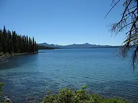 Waldo Lake in the Lane County Cascades