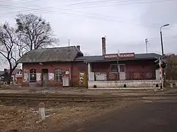 Train station in Wałdowo Szlacheckie