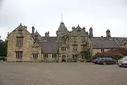 Mostyn Hall from its front.