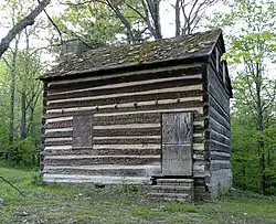 Walker-Ewing-Glass Log House in Settler's Cabin Park