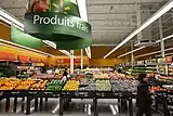 Fresh food area at a Supercentre in Laval, Quebec, in November 2012