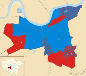 Wandsworth 2014 results map