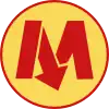 The logo of Warsaw Metro.