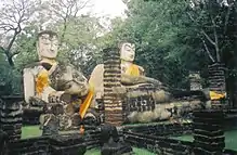 Reclining Buddha statue in Wat Phra Kaeo