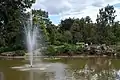 The fountain in the Water garden