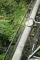 Water pipeline alongside Quinn's Viaduct