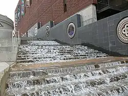 Trail of Tears water steps off of Market Street, downtown Chattanooga