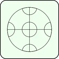 Circular; also used in watermelon chess