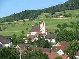 Wegenstetten village and church