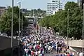 Olympic Way looking down from the Wembley Stadium