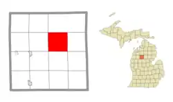 Location within Missaukee County