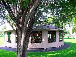 One of the carousels in Endicott, NY.