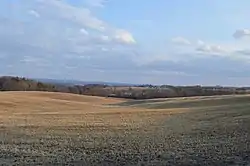 Farm fields east of Everett