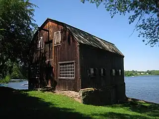 Restored 17th century warehouse and seasonal museum