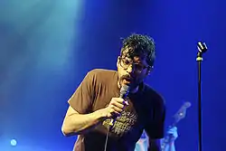 Yoni Wolf of Why? performing in Brussels in 2010