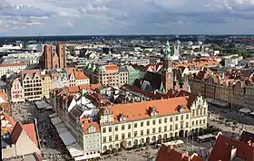 Skyline of Wrocław