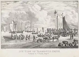 William Joy, N.W. View of Yarmouth Jetty (c.1850s), Victoria and Albert Museum