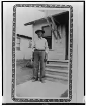 Photograph of William Watkins, ex-slave, from the Slave Narratives from the Federal Writers' Project, 1936-1938, Library of Congress, Washington, D.C.