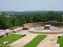 View overlooking tomb