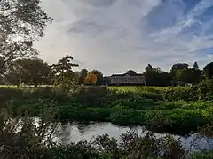 River Itchen, playing fields (Science School in the background)